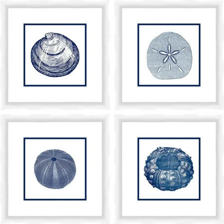Sea Shells 14" x 14" Wall Art - Walmart.com | Walmart (US)