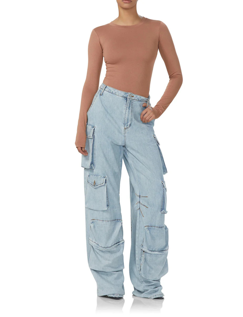 Carson Bodysuit - Raw Umber | ShopAFRM