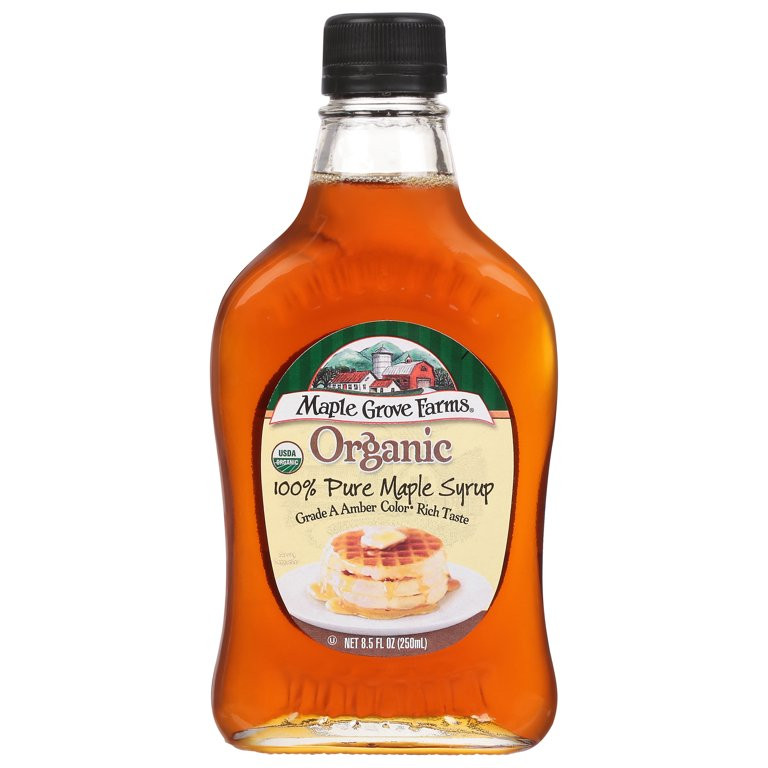 Maple Grove Farms Organic Pure Maple Syrup, 8.5 fl oz | Walmart (US)