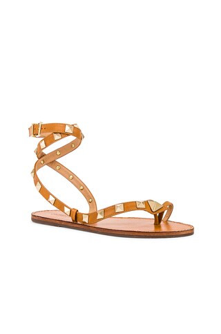 Schutz Courtney Studs Sandal in Golden Ochre from Revolve.com | Revolve Clothing (Global)