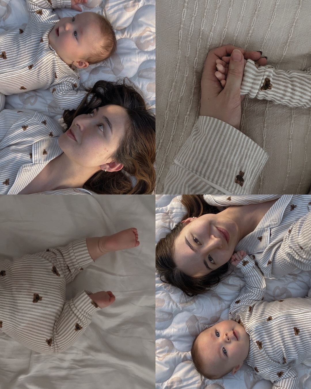 Mommy and me pjs 🧸🤎✨

#LTKFamily #LTKBaby #LTKGiftGuide