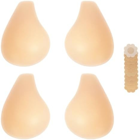 Bontierie 2025 Added Lift Seamless Nipple Covers Ultra-Thin Push up Sticky Pasties Women Adhesive... | Amazon (US)