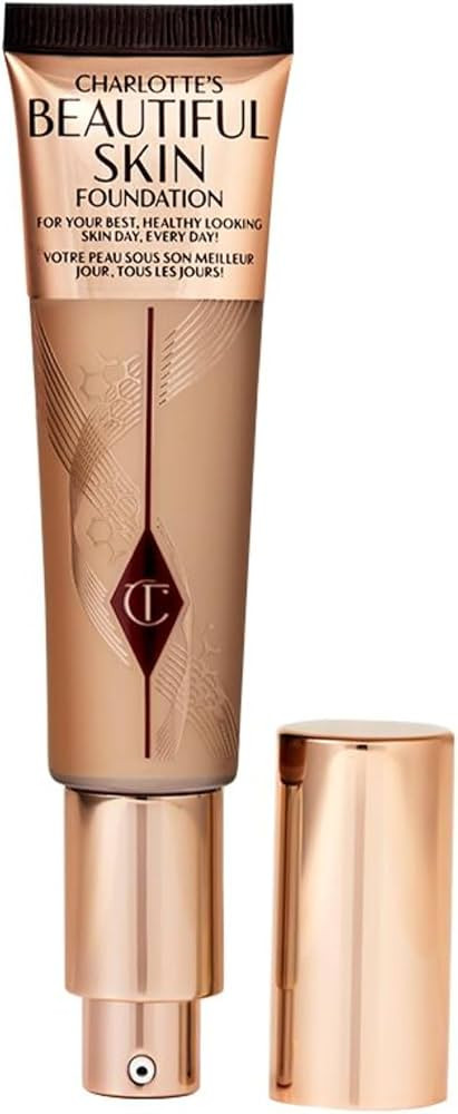 Charlotte Tilbury Beautiful Skin Medium Coverage Hydrating Foundation - Buildable Liquid Makeup f... | Amazon (US)