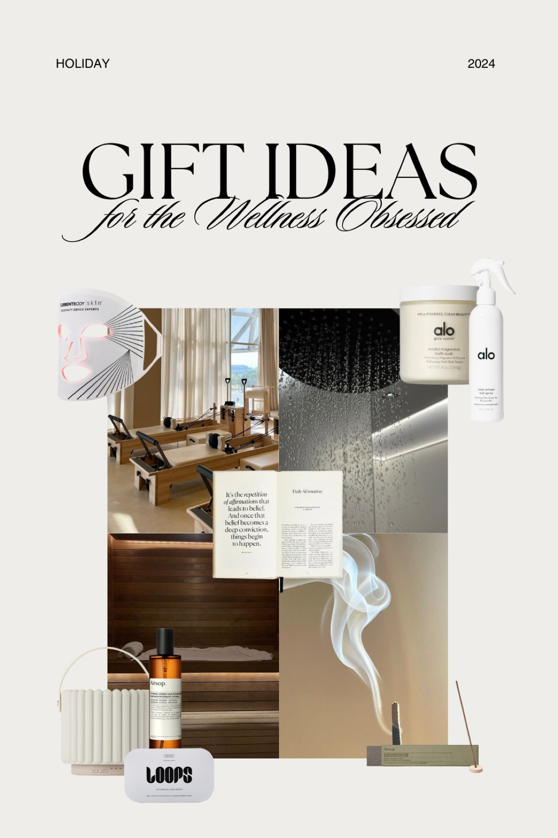 Gift ideas for the wellness obsessed. Gift ideas for wellness bestie. Wellness gifts. Wellness products. Wellness books. Wellness accessories. Gift ideas 2024  

#LTKSeasonal #LTKHoliday #LTKCyberWeek