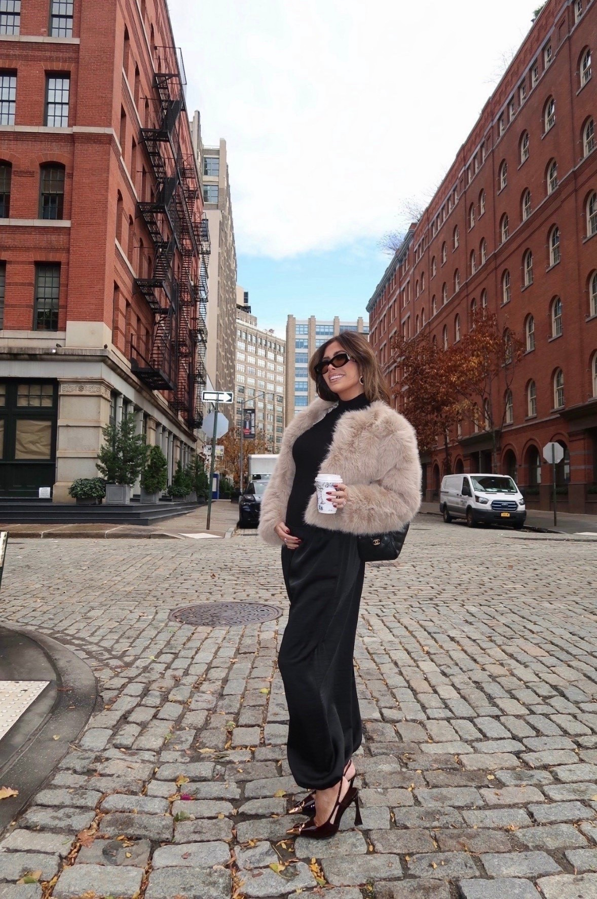 I’m wearing a size small in everything! 
Wearing gloss in girlie girl! Also I found an under $100 version of this Chanel 25s!

Zara pants, Zara finds, Balloon pants, Satin balloon pants, Black turtleneck, Fur coat, Cropped fur coat, Miu Miu subglssses, Fall fashion, fall outfits, Holiday Outfit, Holiday Dress, Statement Coats, Emily Ann Gemma

#LTKBump #LTKmomlife #LTKootd