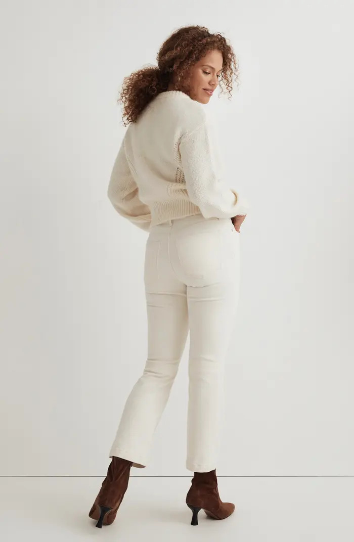 Madewell Kick Out Crop Mid Rise Jeans | Nordstrom | Nordstrom