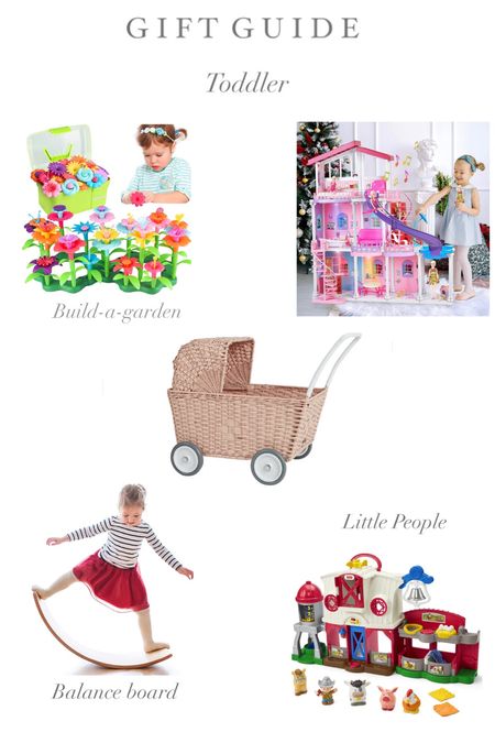 Toddler gift guide 💖🎄 Build a garden, the cutest stroller, Little People sets we love, a balance board and a Barbie dream house 

#LTKHoliday #LTKGiftGuide #LTKkids