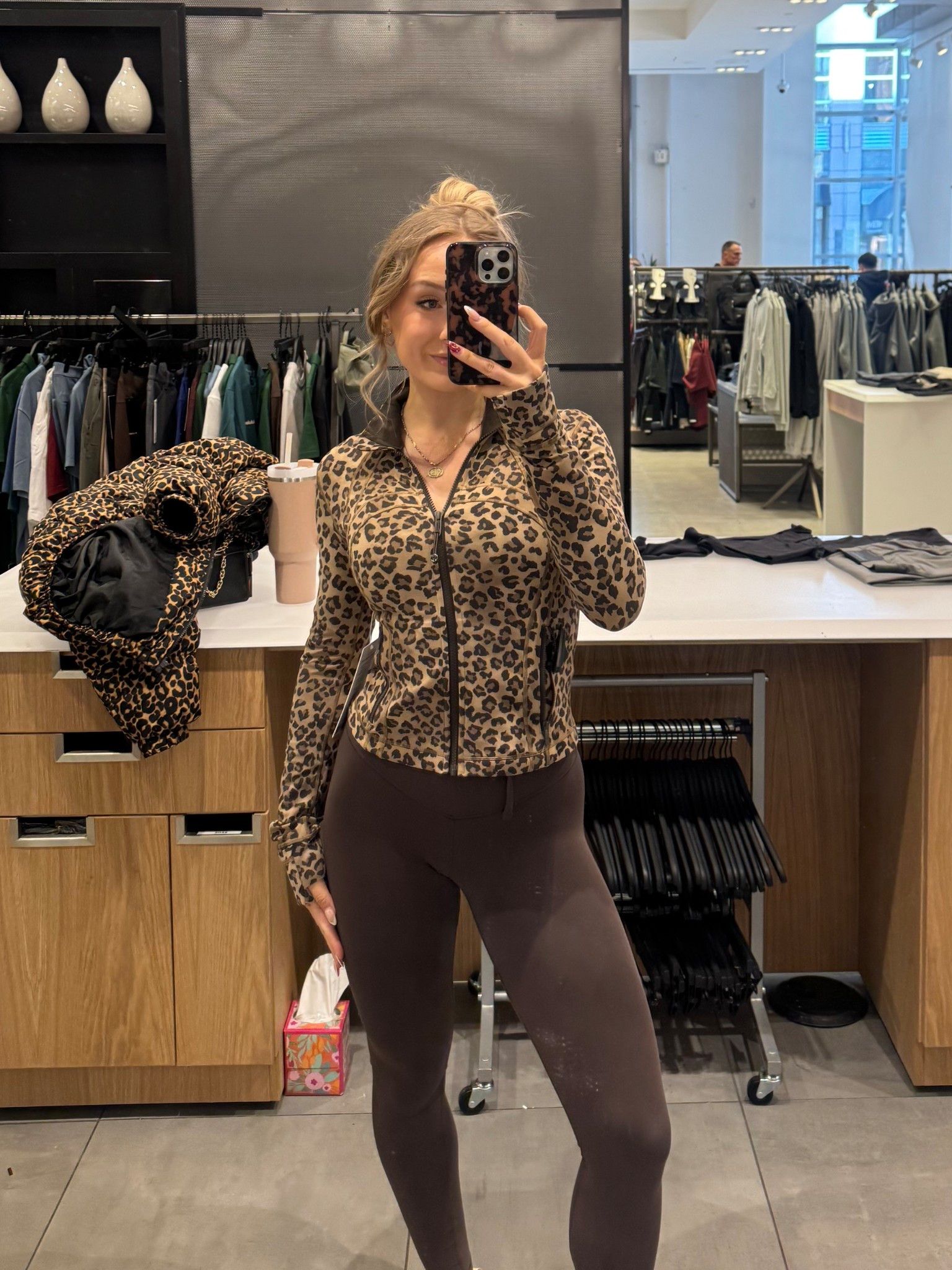 Size 6 in the jacket! Small in the leggings 

#LTKfitnessgoals #LTKootd