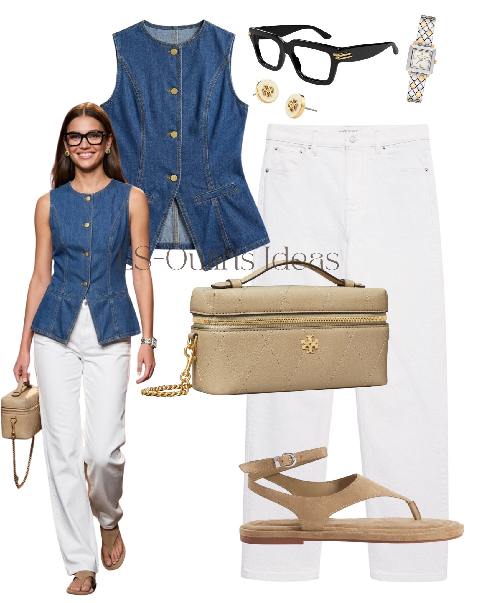 Tags: denim vest outfit women, pinstripe trousers outfit, tailored casual summer style, wide leg trousers women, chic minimalist fashion, elevated denim outfit, relaxed elegant look, smart casual women outfit, neutral summer styling, effortless European outfit, sleeveless denim top outfit, polished casual style, modern capsule wardrobe, city chic summer fashion, lightweight tailored outfit

#LTKootd #LTKU #LTKWorkwear