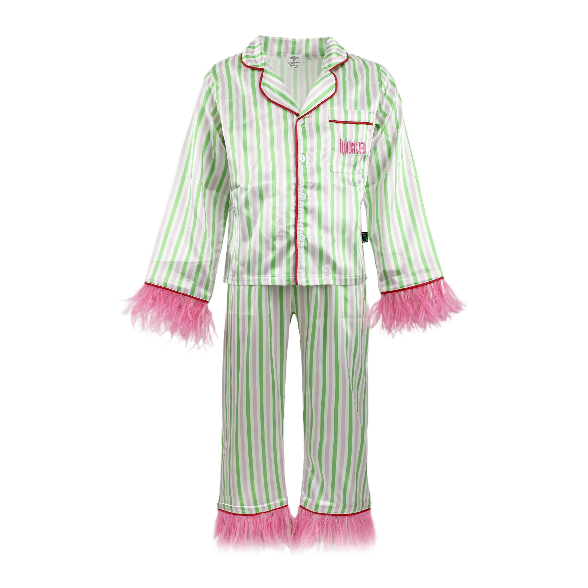 Glinda Stripe Silky Set | Lola + The Boys