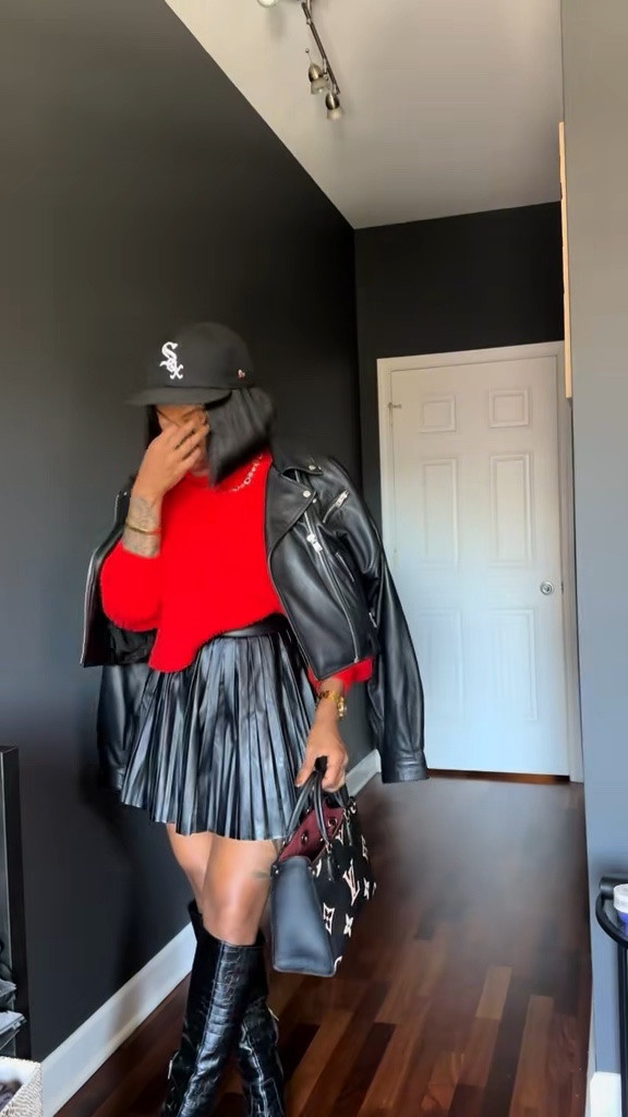 Sweater is H&M in a size medium. I got it a few years ago. Skirt is actually a skort😈 size medium. Boots are Marc Fisher, size 9

#LTKgrwm #LTKootd