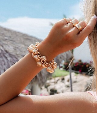 x Shea Leigh Mills Millionaire Charm Line Bracelet | Dillard's