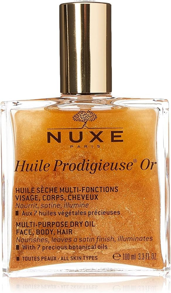 NUXE Huile Prodigieuse Shimmer Multi-Purpose Dry Oil - Luxurious Radiant Glow and Hydration for F... | Amazon (US)