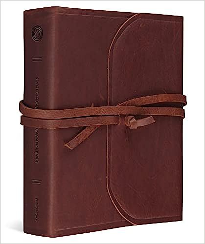 ESV Single Column Journaling Bible, Large Print (Brown, Flap with Strap)    Leather Bound – Lar... | Amazon (US)