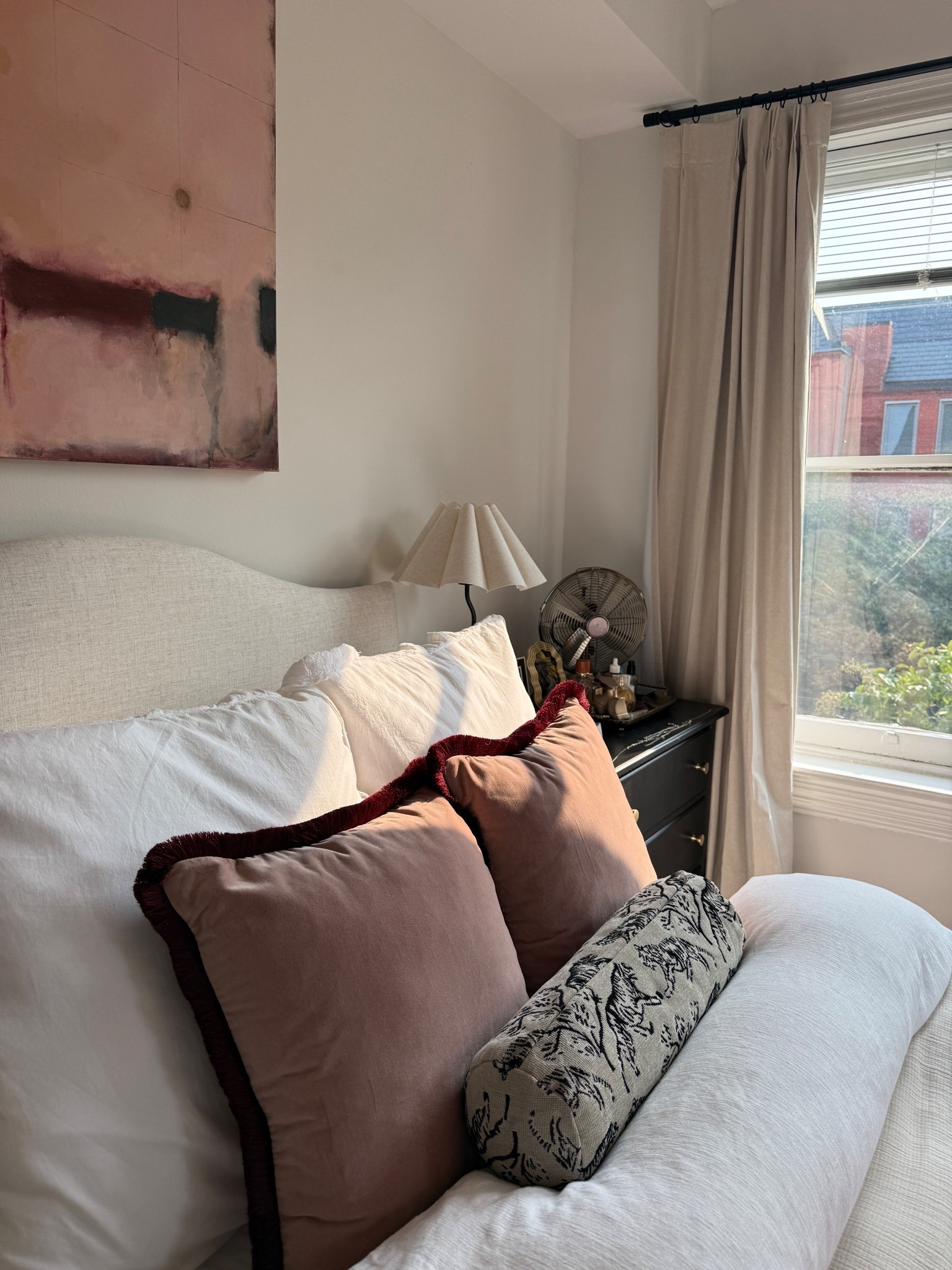 Chic, modern bedroom with lux pillow collection 

#LTKHome