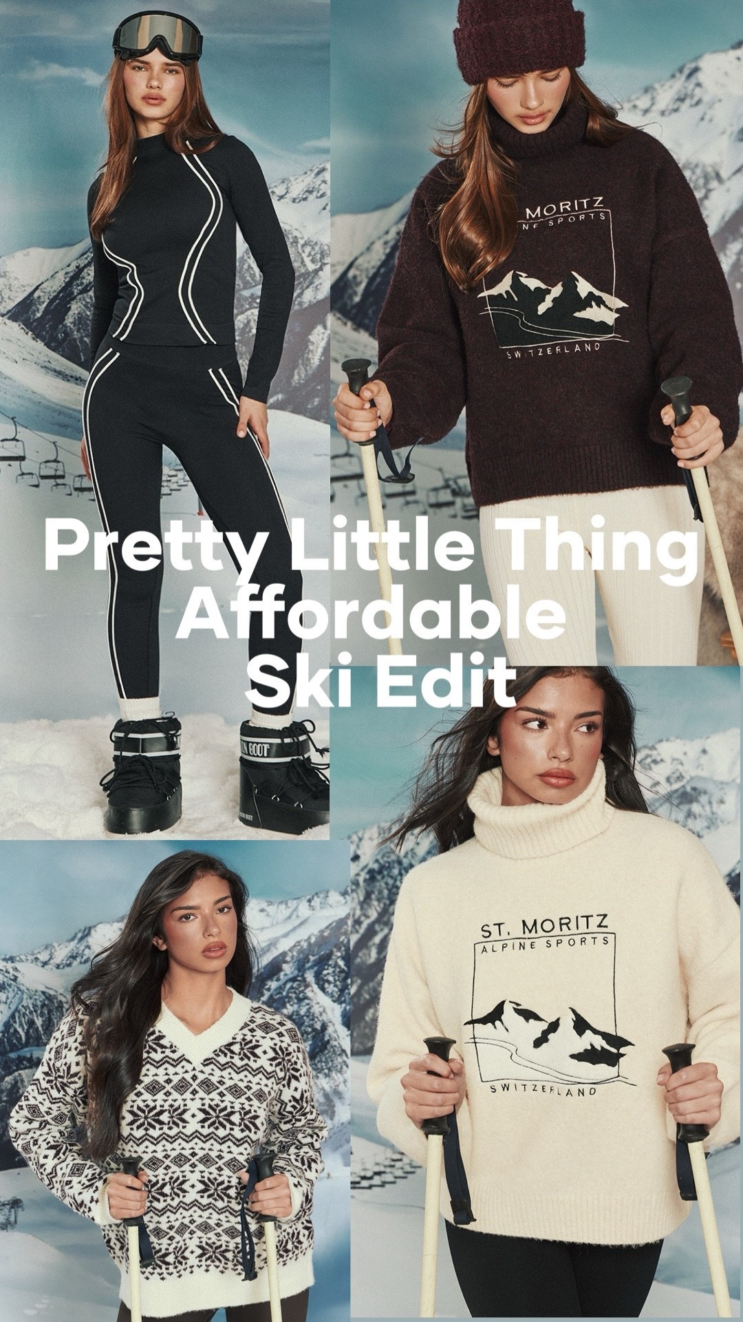 Affordable ski wear. 

Ski skins, base layers, ski jumpers, apres style  

#LTKwinter #LTKstyletip #LTKuk