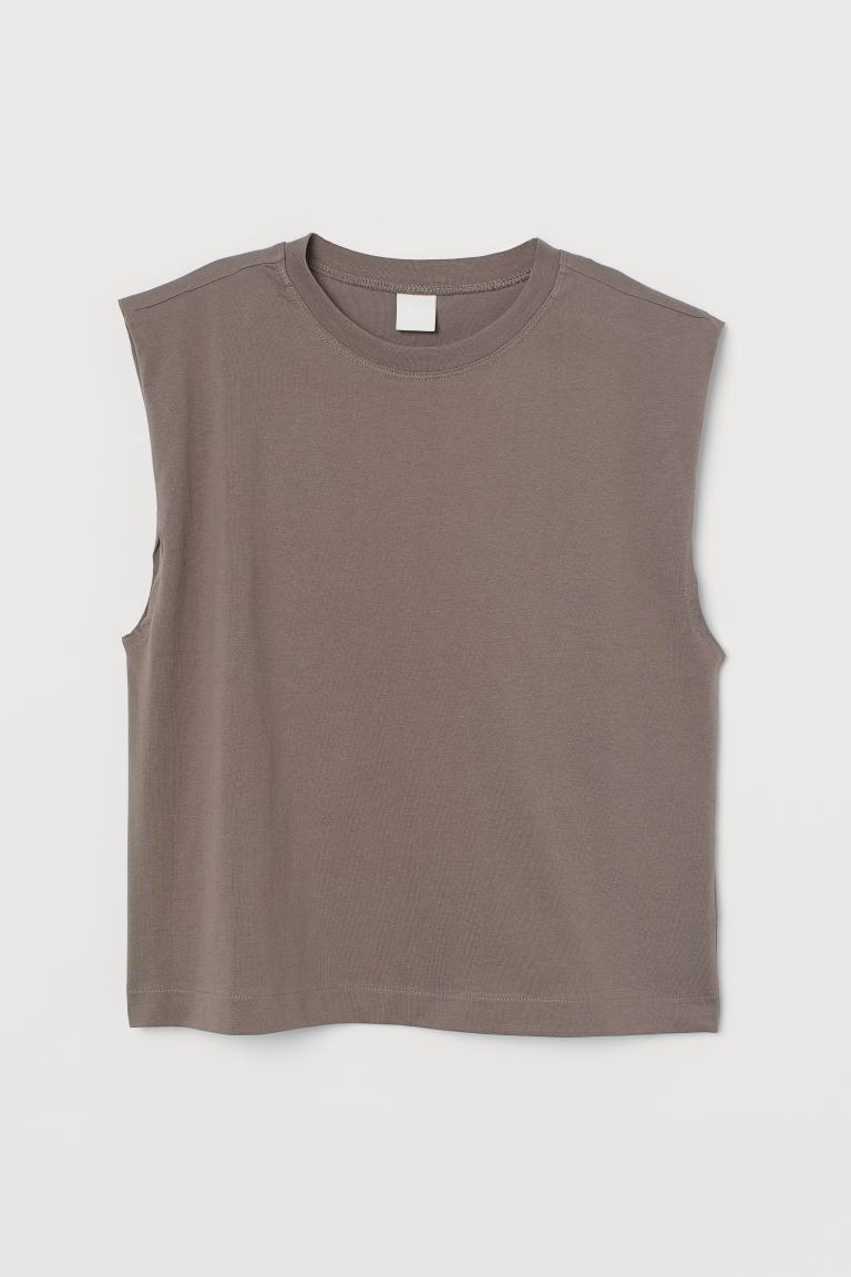 Sleeveless T-shirt | H&M (US + CA)