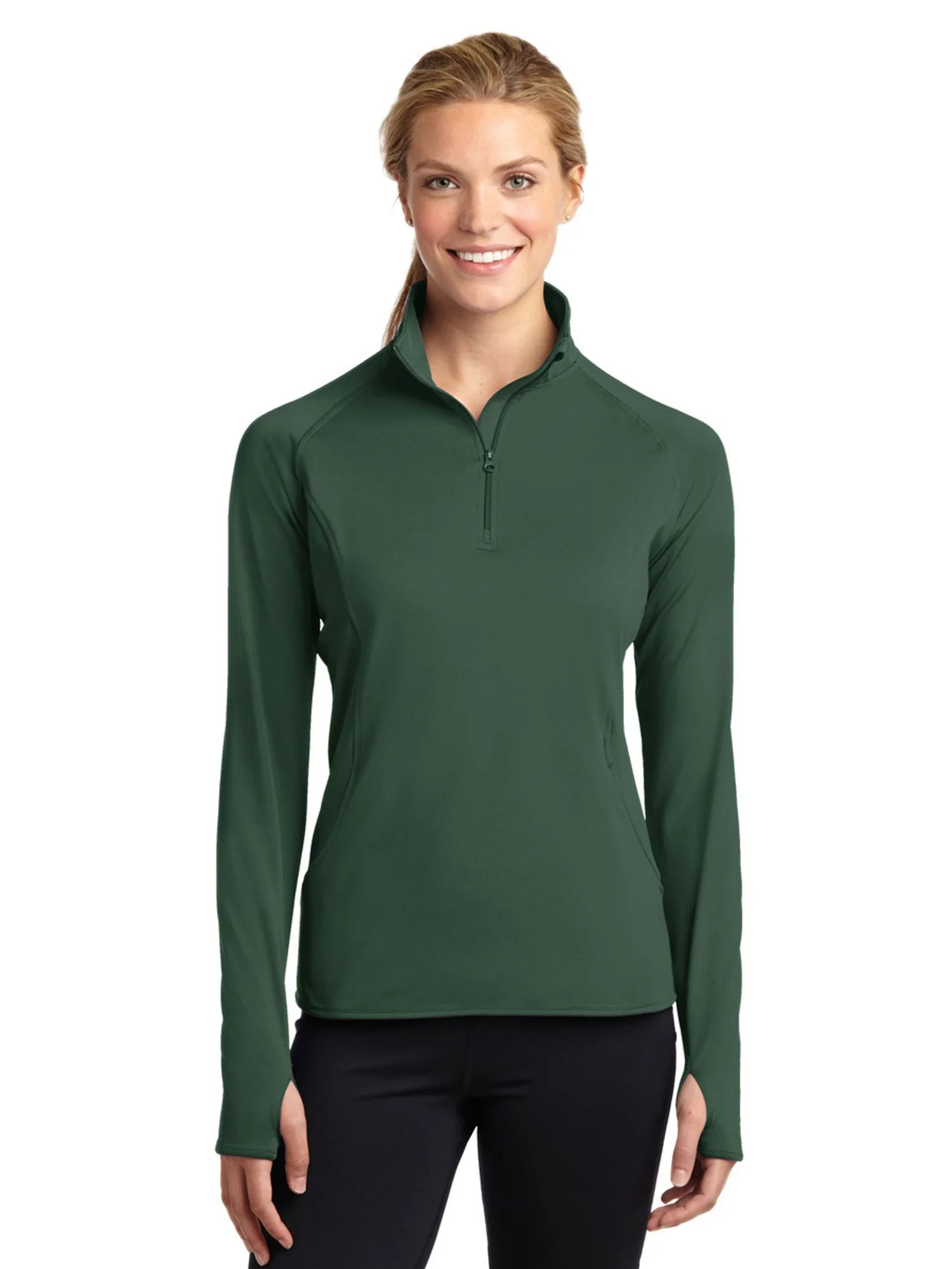 Sport-Tek Women's Performance 1/2 Zip Sport-Wick Pullover | Walmart (US)