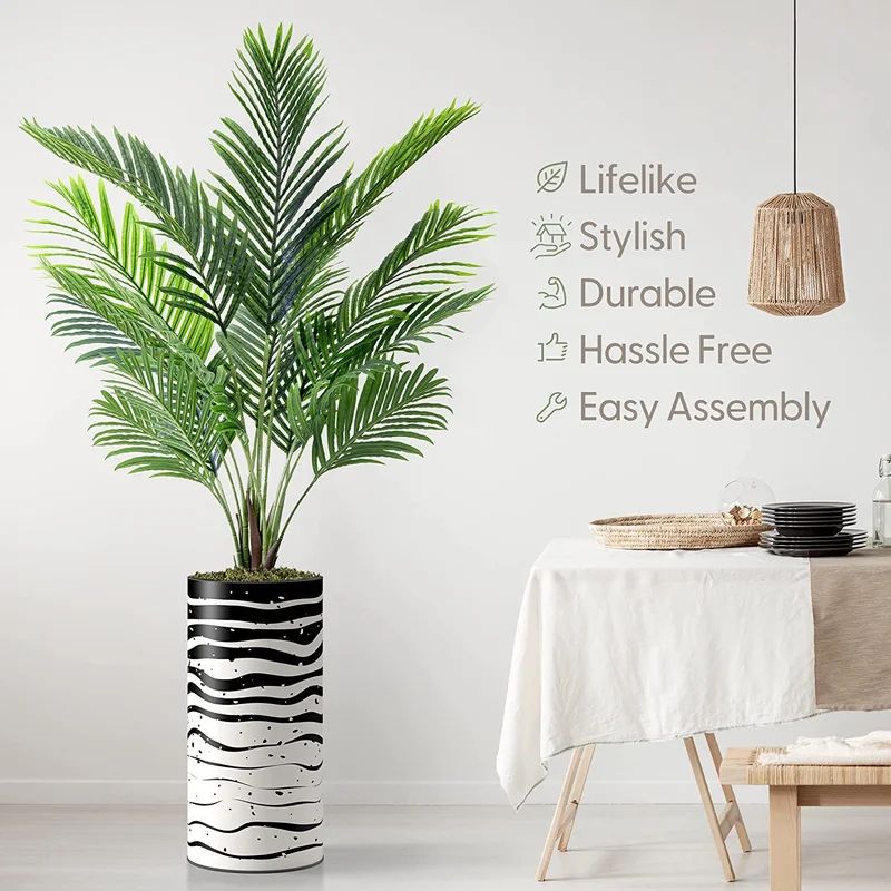 42" Artificial Palm Plant in Planter | Wayfair North America