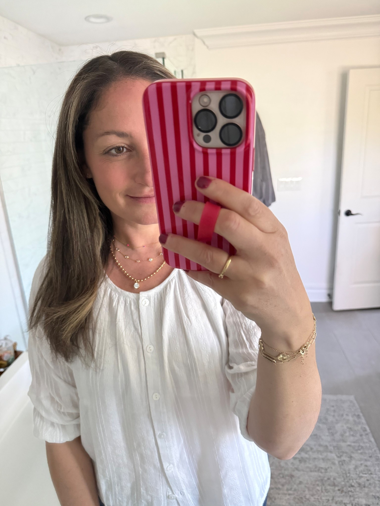 The perfect spring top and a fun necklace stack!  

Spring OOTD, Marea, Dorsey, spring look, weekend look 

#LTKSeasonal #LTKootd #LTKdayinmylife