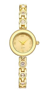 Womens Waterproof Wrist Watch,Women's Small Thin Analog Bracelet Quartz Watch Dainty Christmas Gi... | Amazon (US)