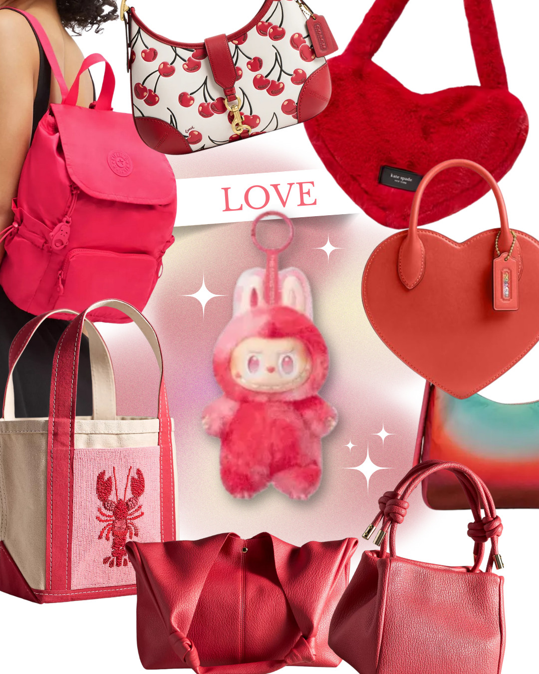 Big Into Energy "Love" Labubu matched to bags, aka the cutest charm accessory on the market rn. 

 #LTKSummerEdit #LTKStyleTip #LTKItBag