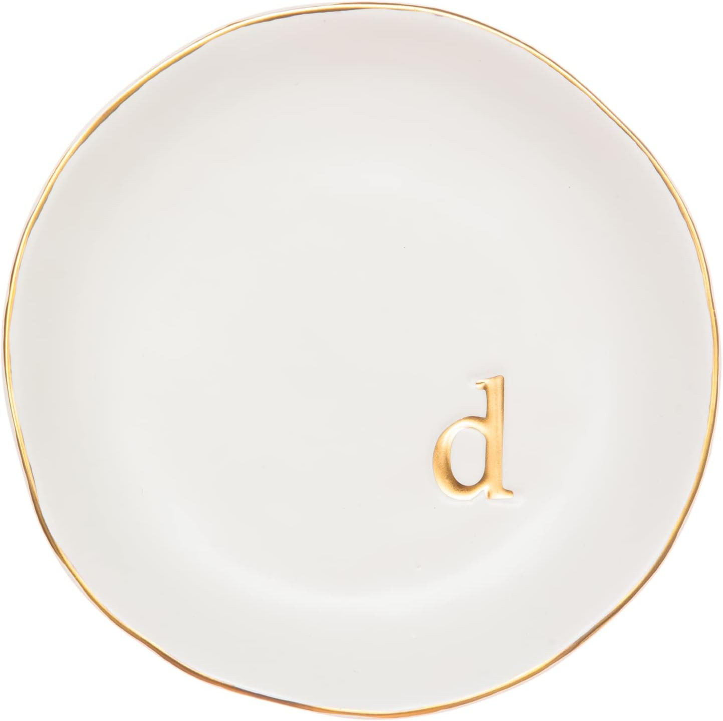 COLLECTIVE HOME - Ceramic Jewelry Tray, Decorative Trinket Dish for Rings Earrings Necklaces Brac... | Amazon (US)