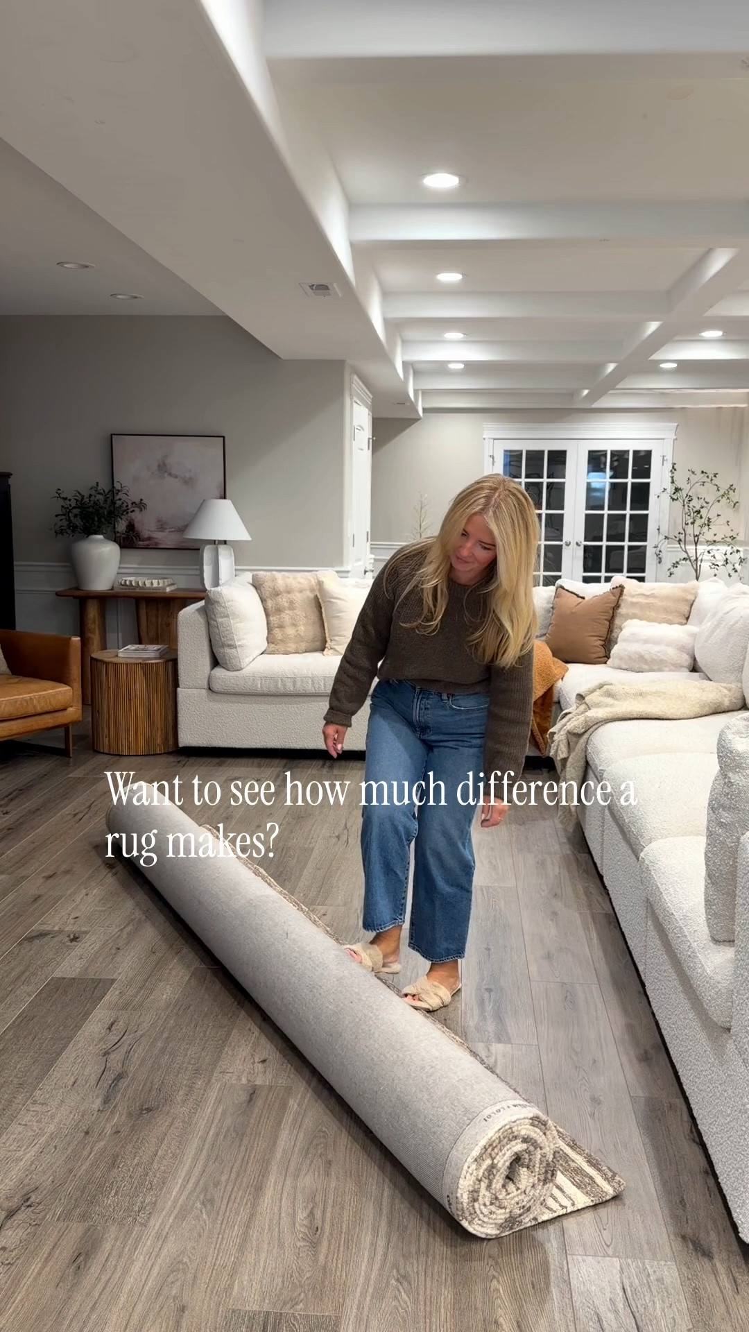 Second most asked about rug in our home and it’s on sale right now ✨ Also, our sectional is Alabaster Boucle performance fabric with storage ottoman. 

#LTKHome #LTKSaleAlert
