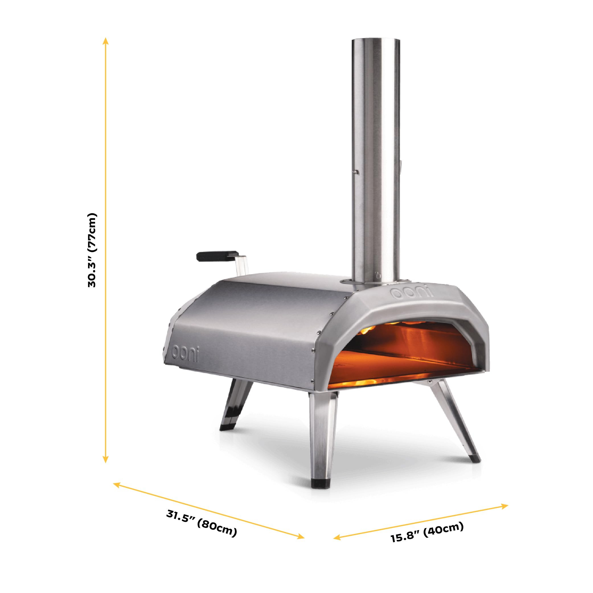 Ooni Karu 12 Multi-fuel Outdoor Portable Pizza Oven - Reaches 950°F and Cooks 12 Inch Pizzas in 60 Seconds. Versatile Wood or Propane Gas Fired Grill with Pizza Stone | Amazon (US)