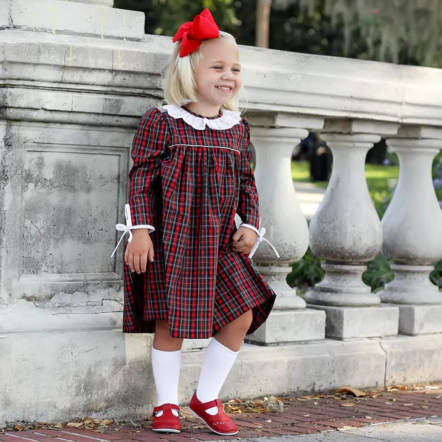Christmas Eve Plaid Virginia Dress | Classic Whimsy