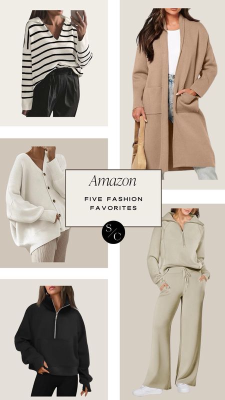 Amazon | Five Fashion Favorites

Cardigan, coatigan, winter style, sweater, matching set, Amazon find 


#LTKstyletip #LTKSeasonal #LTKfindsunder50