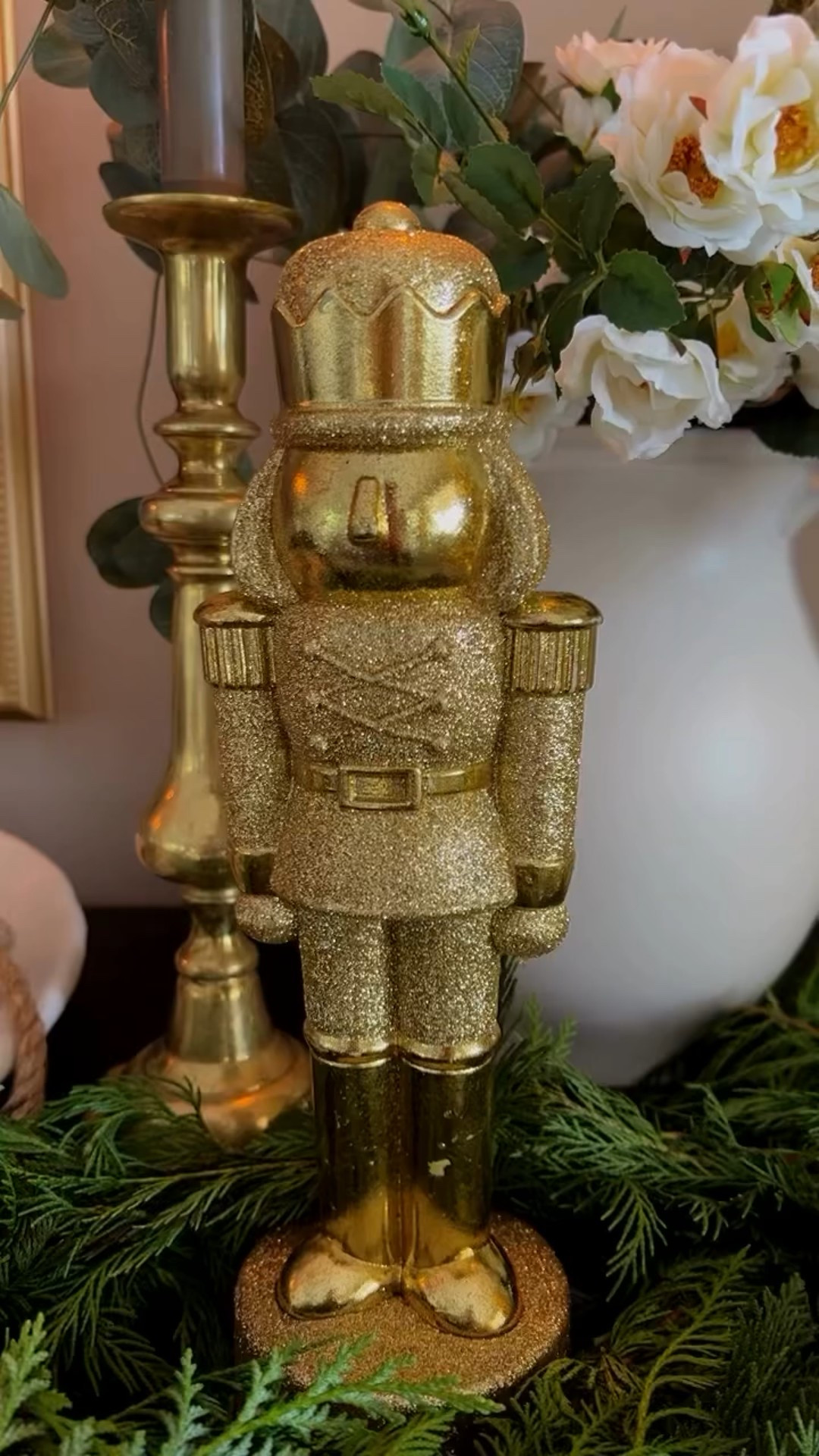 A little added Christmas magic at a very low budget! Comment shop for all the details! 
PS: Garland is real and from Trader Joe's! $12.99 ( I have a set of 3) 

Added bonus! My King of Christmas is still on sale! 

#kingofchristmas #kingofchristmastree #ltkstyletip #ltkholidaystyle