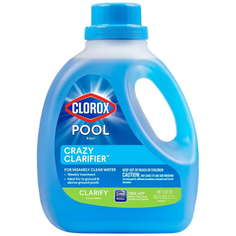 Clorox Pool&Spa Crazy Clarifier for Insanely Clear Pool Water, 92 fl oz | Walmart (US)