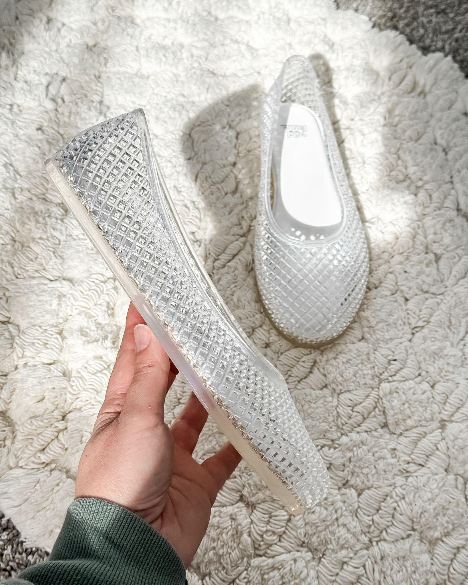 Loving the jelly shoe trend right now! These were my absolute favorite shoes when I was little and still love them to this day. So fun to style dressy or casual. 
Comes in 4 color options.
I got my normal size 7.

Jelly Shoes • Womens Shoes • Trending Shoes • Summer Shoes • Summer Styles

#LTKStyleTip #LTKShoeCrush #LTKFindsUnder50