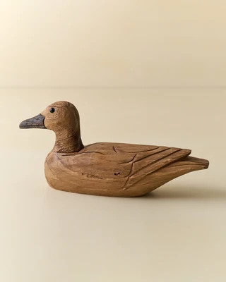 Decorative Carved Wooden Duck | Magnolia