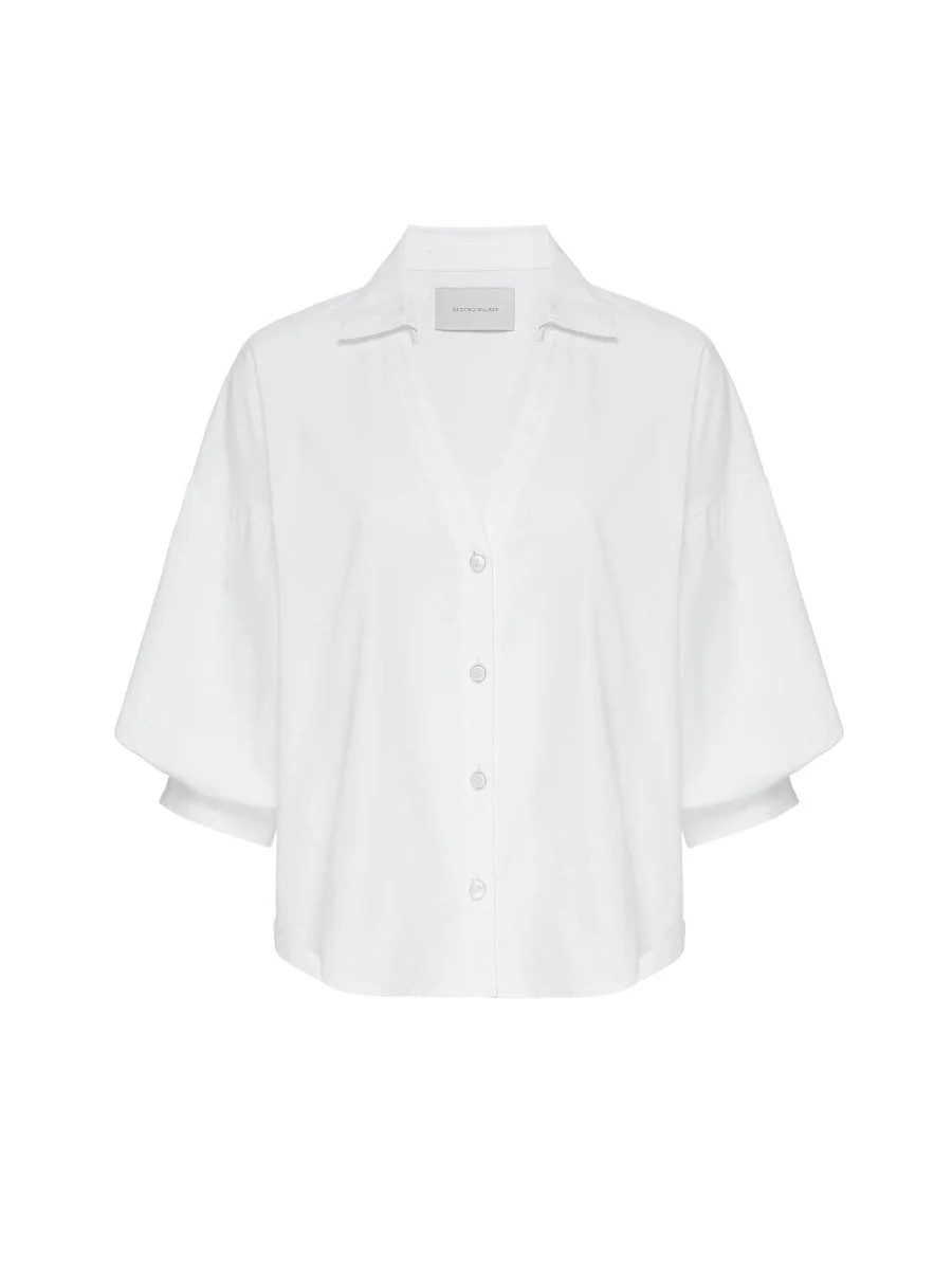 Brochu Walker | Women's Kate Shirt in Salt White | Brochu Walker