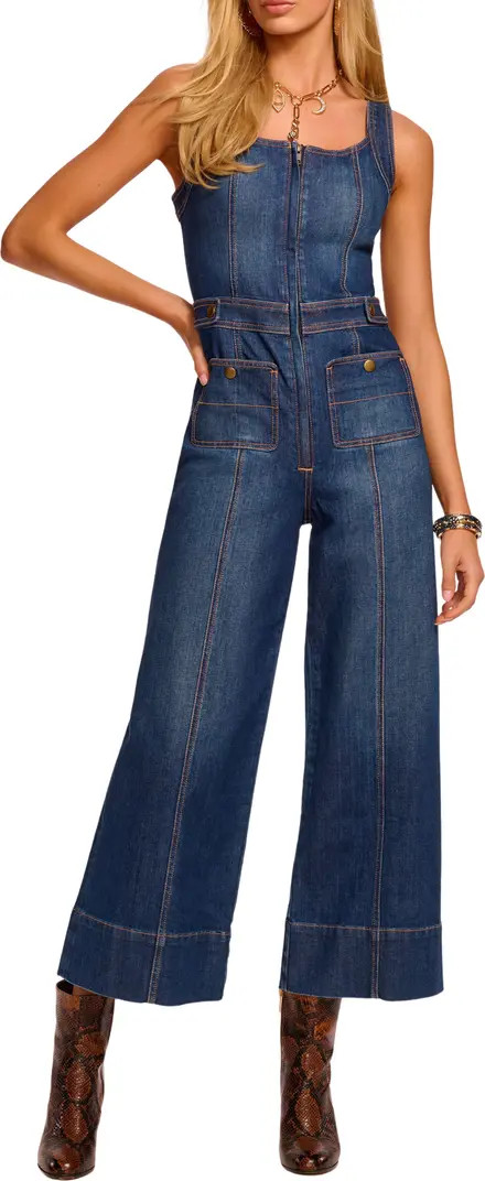 Ramy Brook Janet Cotton Blend Denim Jumpsuit | Nordstrom | Nordstrom