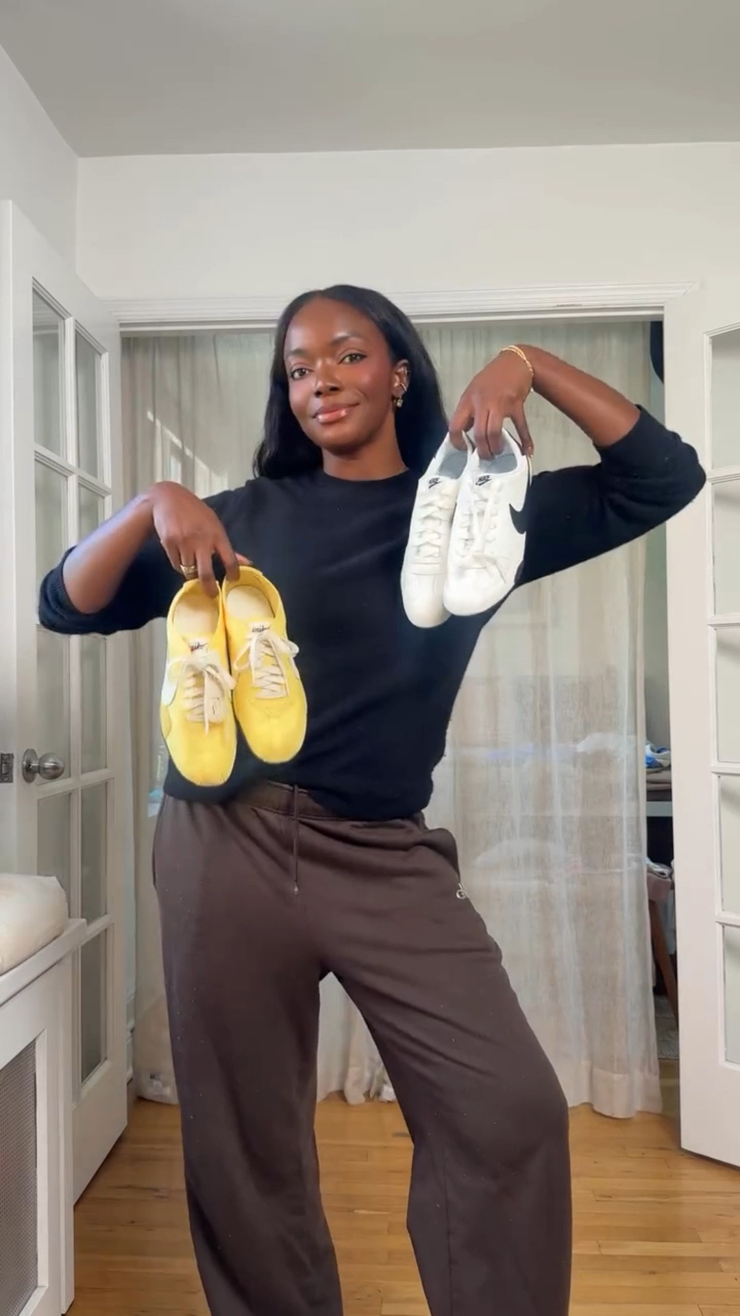so nice, i got ‘em twice 🤍💛 my Nike Moon shoes and my Nike Sprint Sister shoes from Shopbop are the lightest pairs i own, and they’re perfect to hit the streets in this summer… let’s style them 2 ways! #shopboppartner

#LTKootd #LTKgrwm