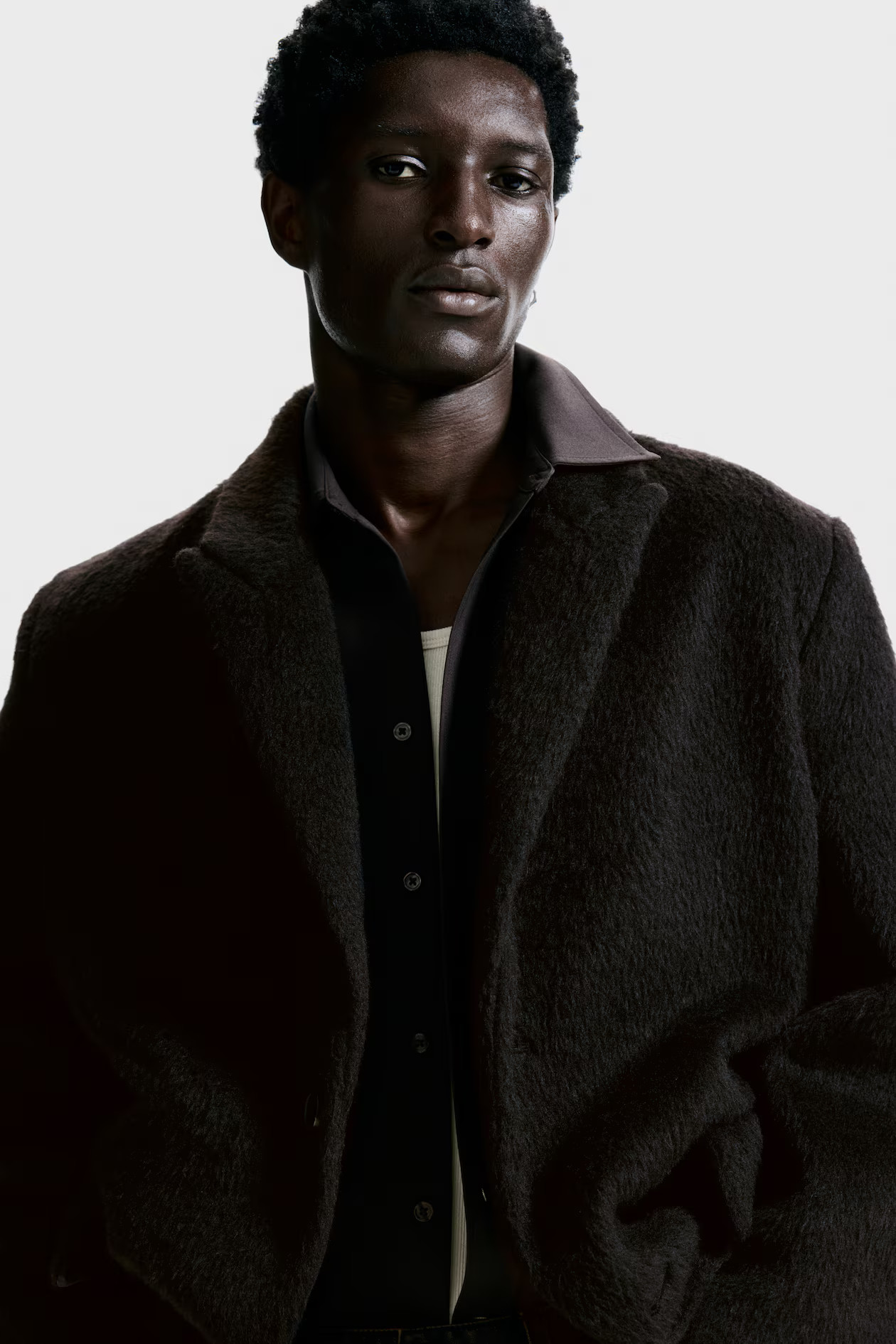 Single-Breasted Wool-Blend Coat | H&M (US + CA)