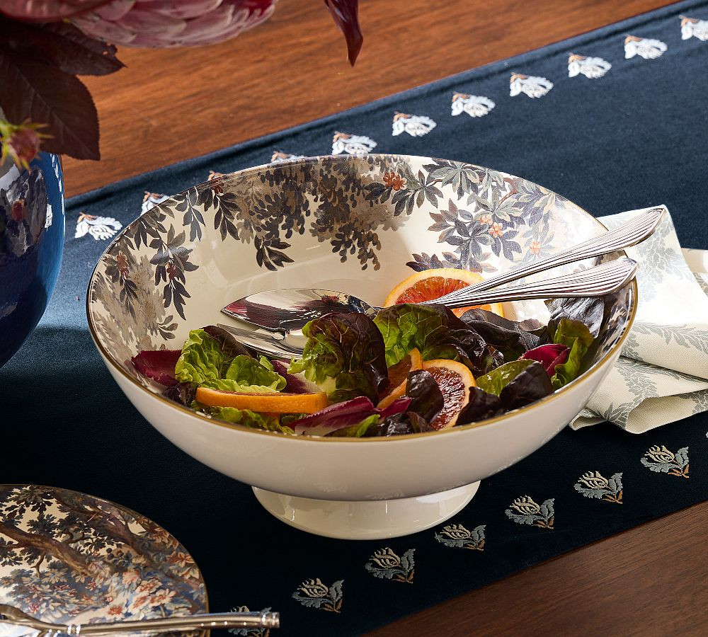 Kravet Folly Scenic Stoneware Serving Bowl | Pottery Barn (US)