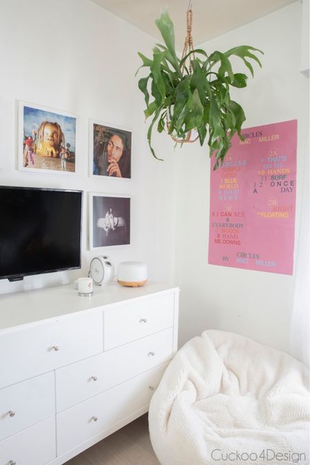 Still loving this little corner in my daughter’s teen bedroom with all the music vinyls as artwork and her bean bag  | girl bedroom | teen girl bedroom decor

#LTKhome #LTKkids #LTKstyletip