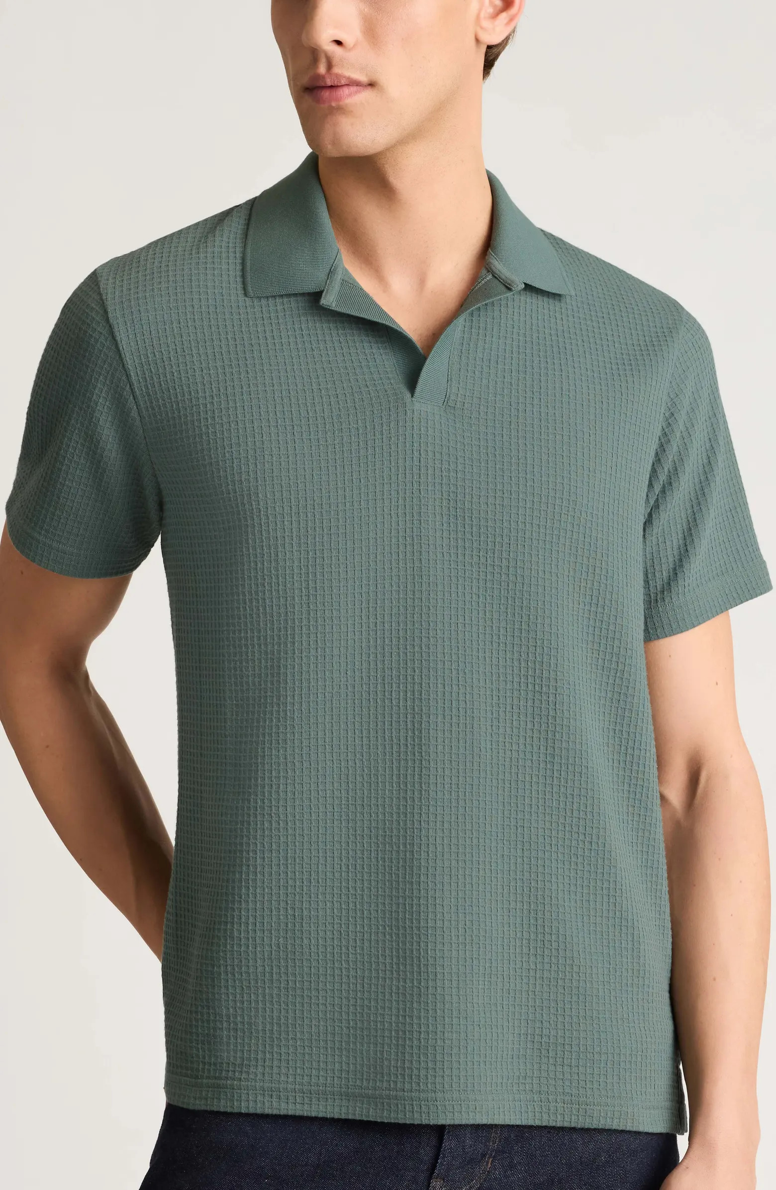 Bonobos Johnny Collar Waffle Knit Polo | Nordstrom | Nordstrom