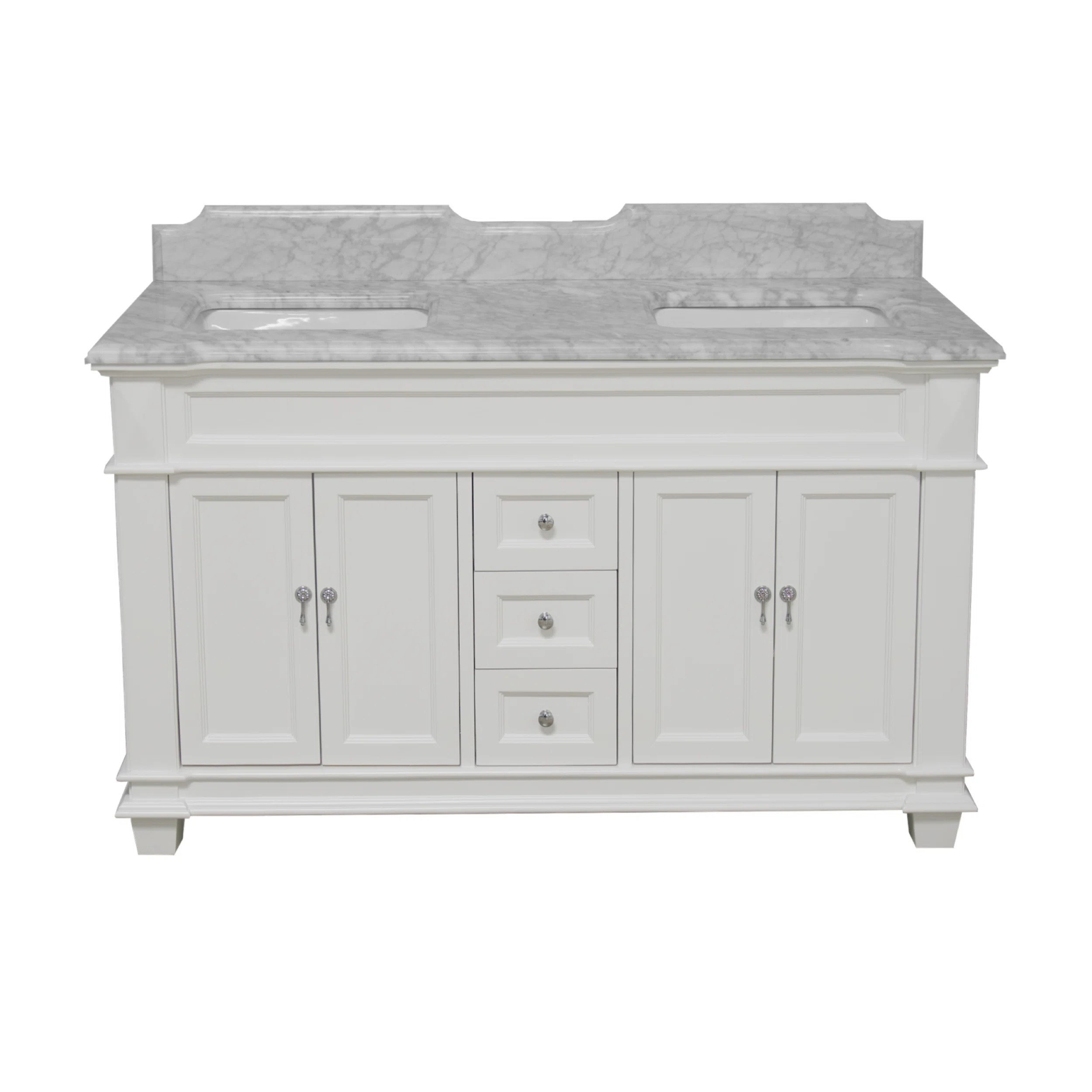 Ensa 60'' Double Bathroom Vanity with Top | Wayfair North America