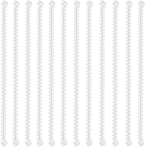 Hicarer 24 Pieces Faux Pearl Necklaces Strand Necklace White Bead Necklace for Flapper Party Wedd... | Amazon (US)