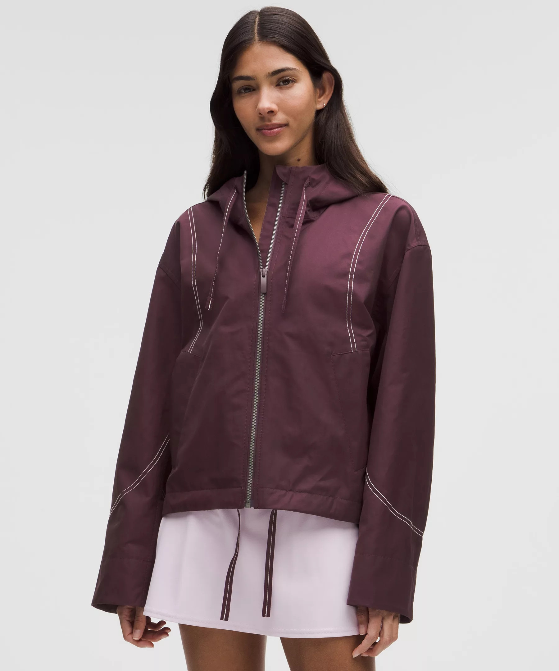 Water-Resistant Cropped Hooded Jacket | Lululemon (US)