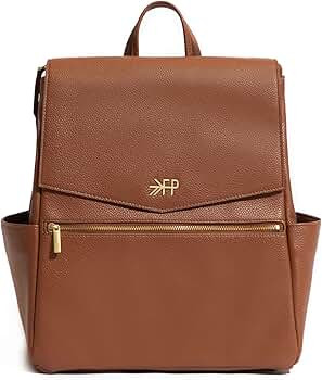 Freshly Picked - Convertible Classic Diaper Bag Backpack - Large Internal Storage 10 Pockets Wipe... | Amazon (US)