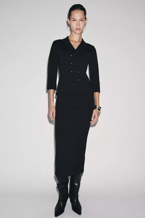 KNIT MIDI SKIRT | Zara US