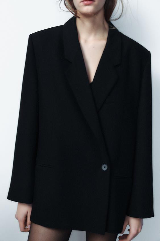 OVERSIZED DOUBLE BREASTED BLAZER | Zara US