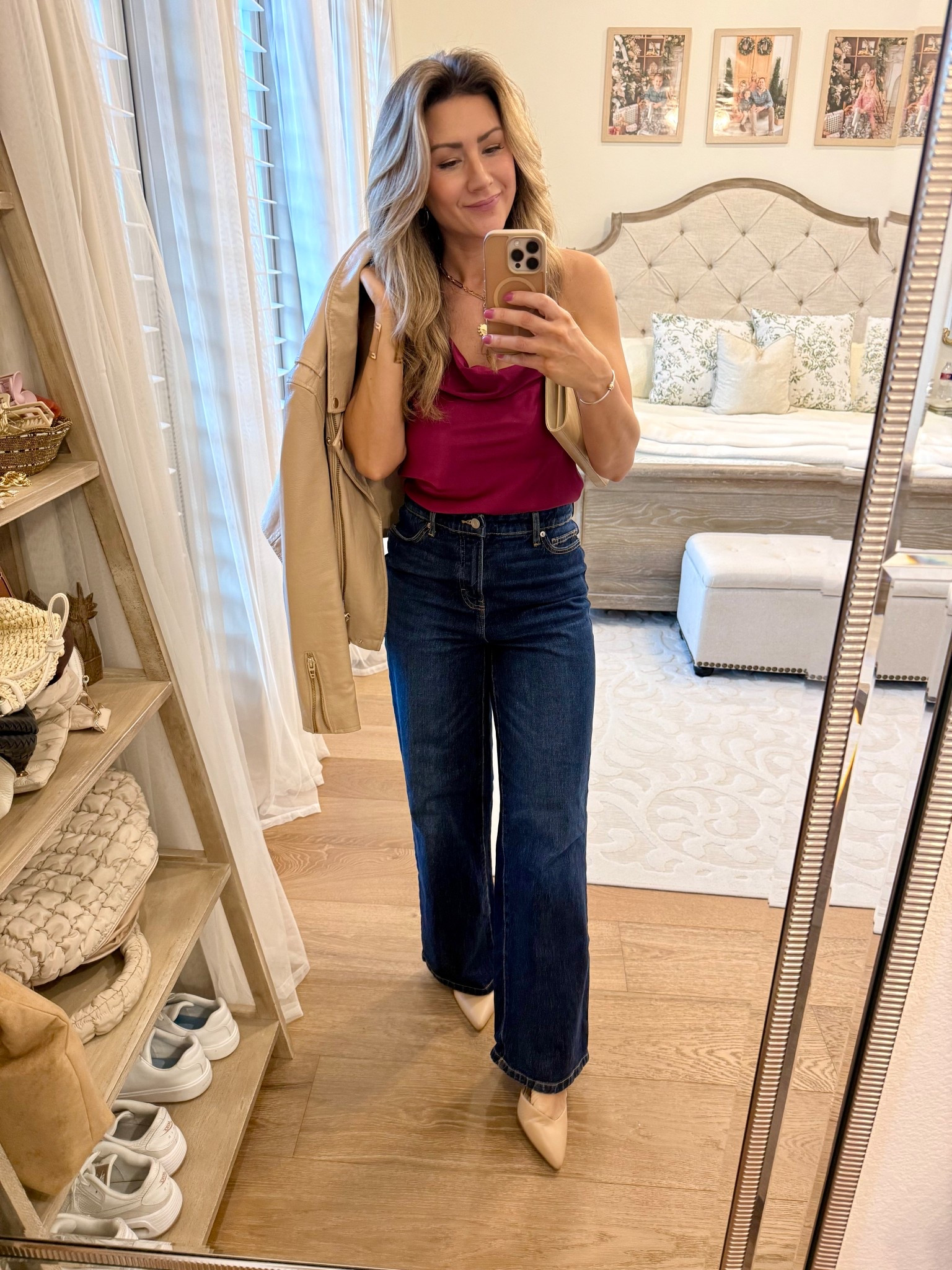 easy & polished date night outfit that is SO affordable! 🫶🏼 top is $15 and jeans are $19! wearing S in the tank and 2 in the jeans (size down)! I’m 5’4, 136lbs!

#datenightoutfit #amazonfashion #walmartjeans #datenighttop #valentinesoutfit #springstyle #widelegjeans #momoutfit #affordablestyle #walmartfashion 

#LTKSeasonal #LTKValentine #LTKootd