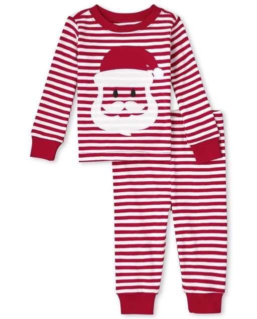 Unisex Baby And Toddler Christmas Long Sleeve Santa Striped Snug Fit Cotton Pajamas | The Childre... | The Children's Place